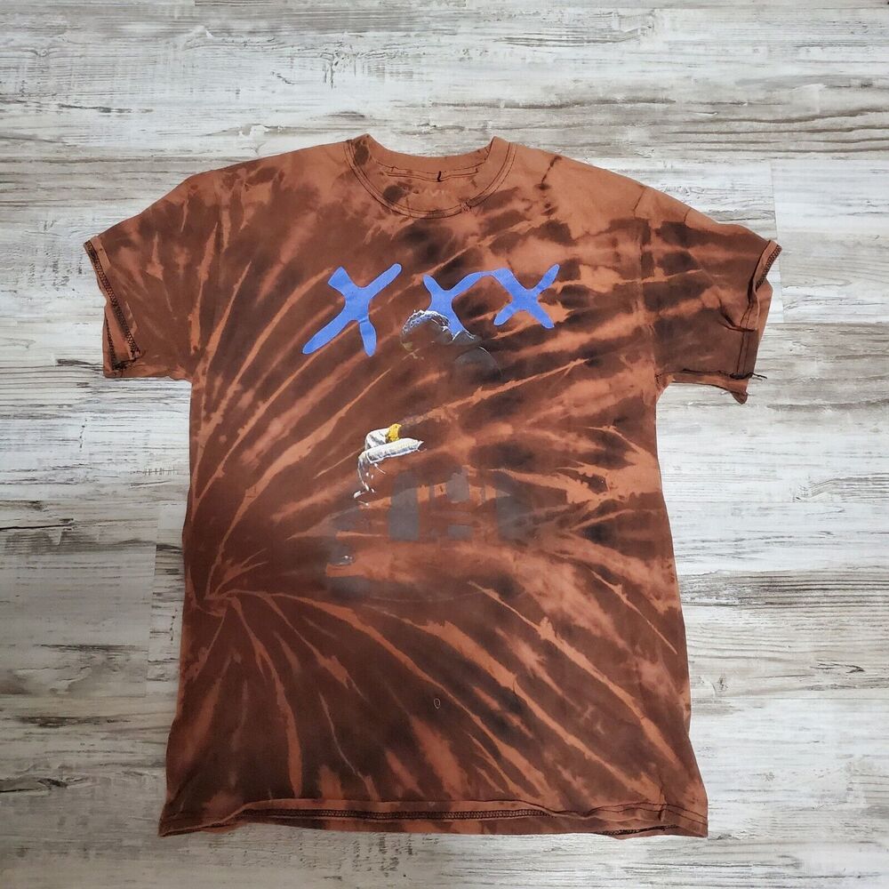 XXX Hip Hop Rap Tee Size Small Reverse Tye Dye